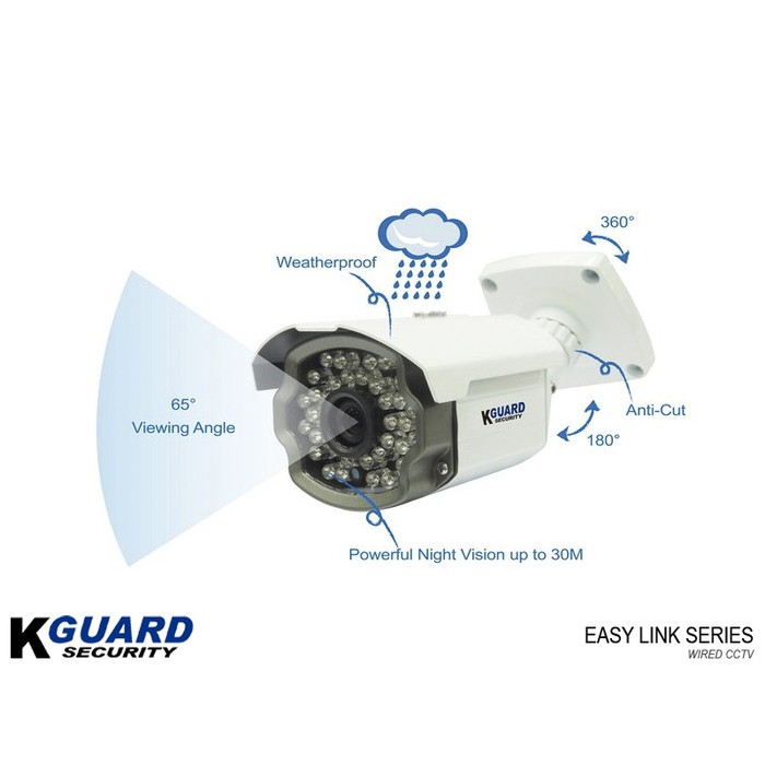Jual PAKET CCTV KGUARD EASY LINK SERIES | Shopee Indonesia
