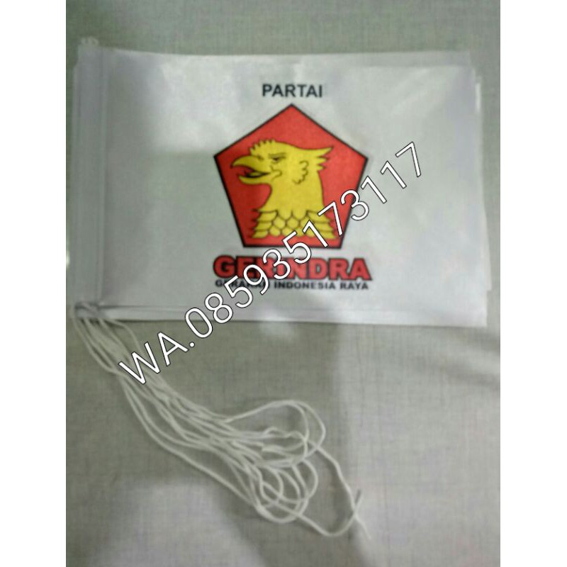 Jual Bendera Partai Gerindra Ukuran X Cm Shopee Indonesia