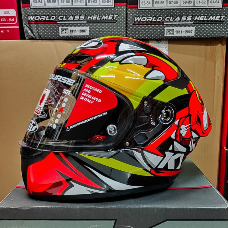 Jual HELM KYT TT COURSE JAUME MASIA LEOPARD Shopee Indonesia