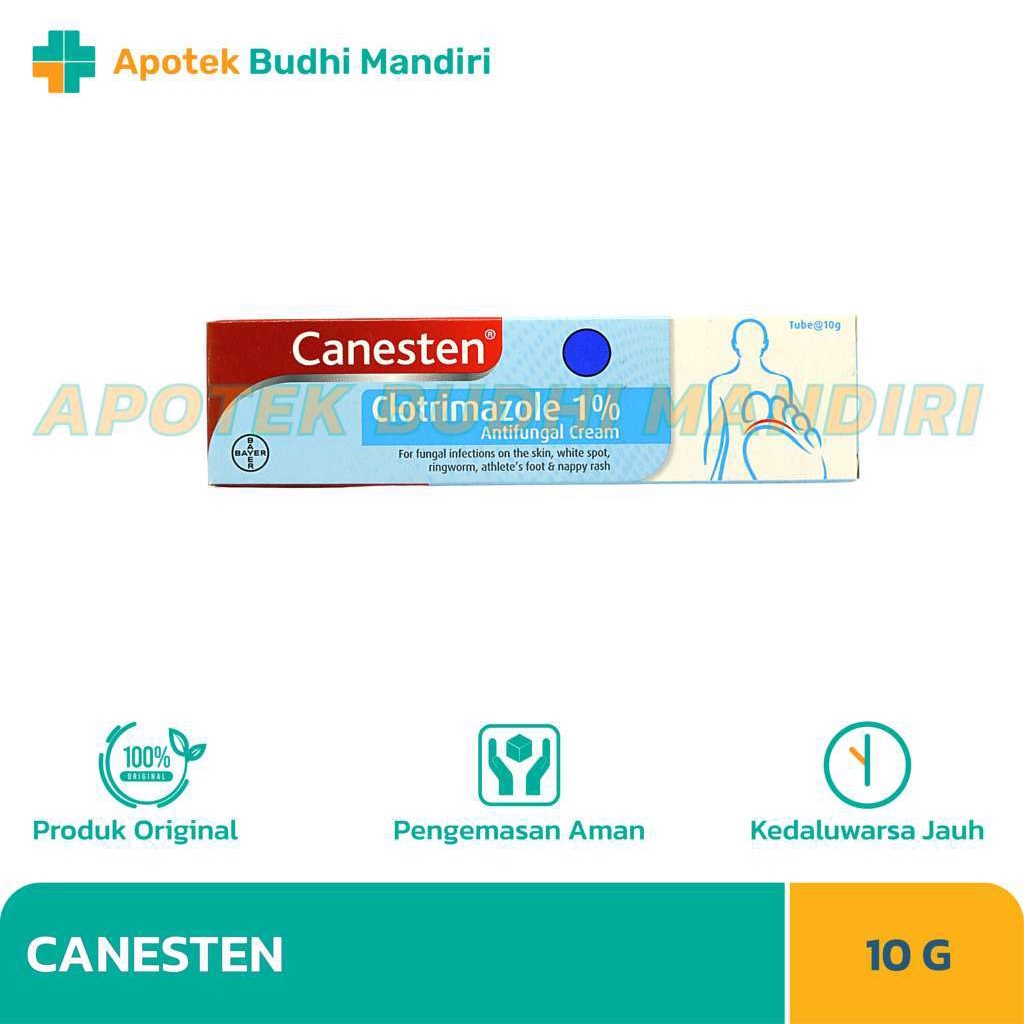 Jual Canesten Cream 10g Mengatasi Panu, Kadas/Kurap, Kutu Air dan