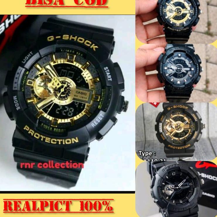 Jual Big Sale. COD JAM TANGAN PRIA CASIO GSHOCK GA110K GISOK TAHAN AIR TERLARIS Shopee Indonesia