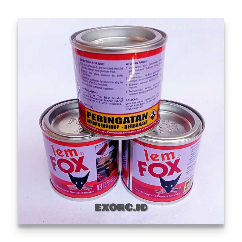 Jual lem Serba Guna / Lem Fox / Glue / Lem cair / Lem kaleng | Shopee ...