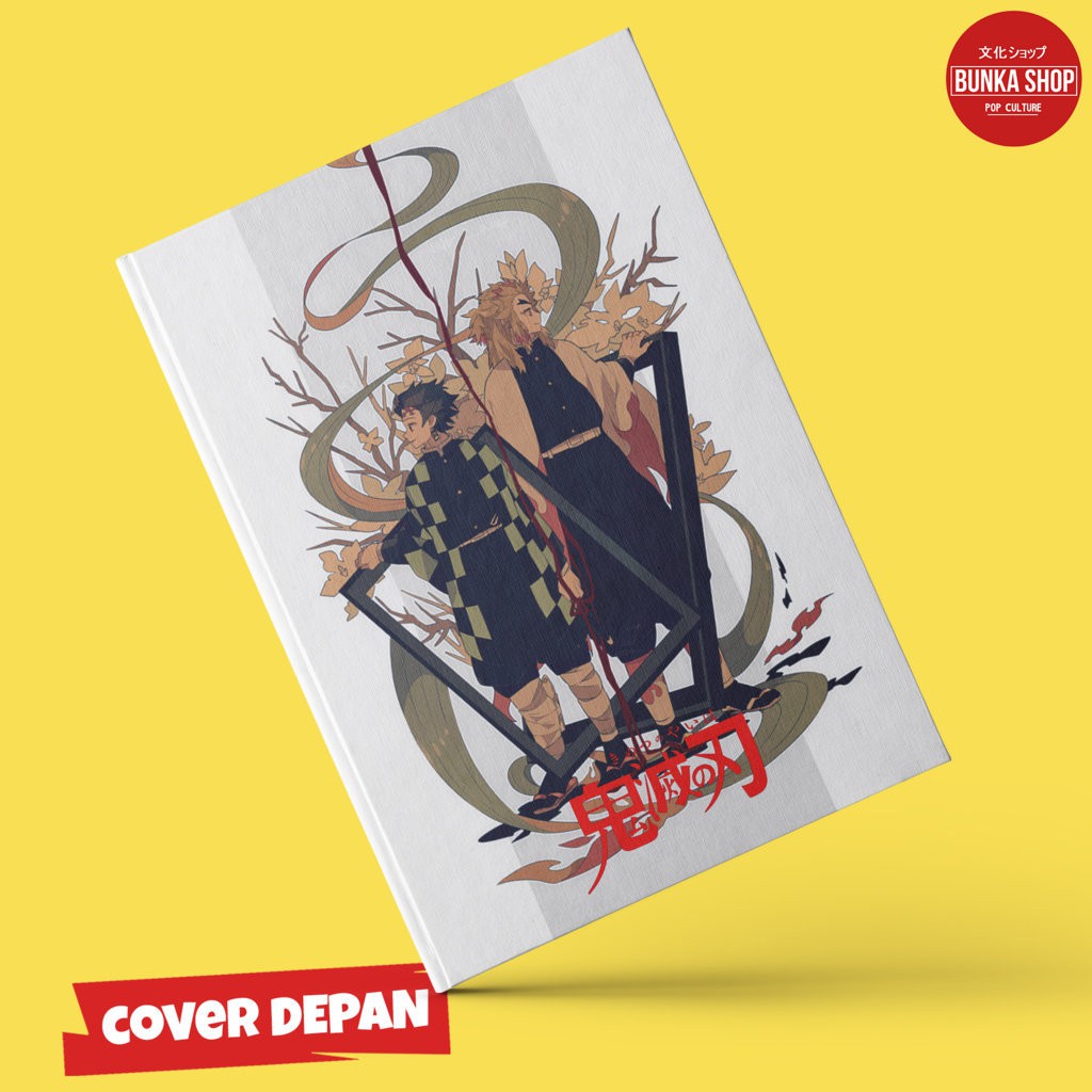 Jual Note Book Hardcover Film Anime Kimetsu no Yaiba Tanjiro and ...