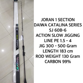 Joran Pancing Slow Jigging 1 Section Daiwa Catalina 60B Series