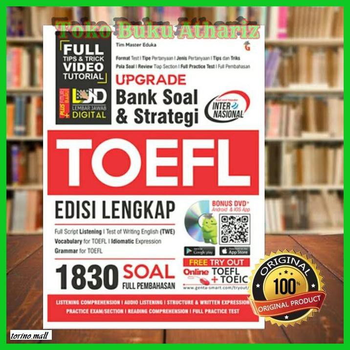 Jual BUKU-PERSIAPAN-UJIAN- BUKU BANK SOAL DAN STRATEGI TOEFL EDISI ...