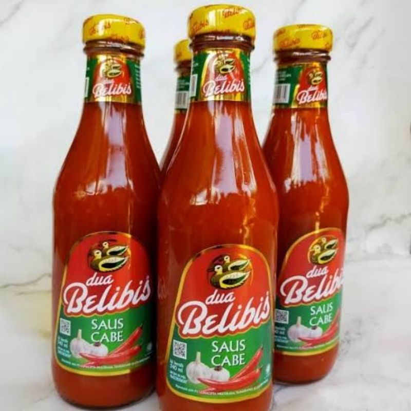 Jual Saus sambal dua belibis 340 ml botol kaca | Shopee Indonesia