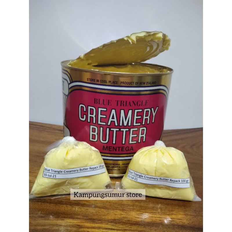 Jual Blue Triangle Creamery Butter 100 gr - 250 gr | Shopee Indonesia