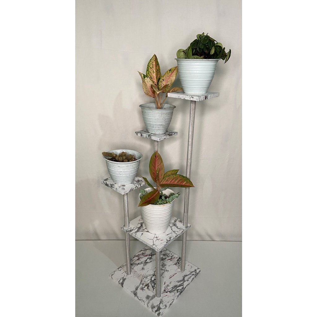 Jual RAK BUNGA MINIMALIS RAK BUNGA SUSUN RAK BUNGA LANTAI TINGKAT 4 ...