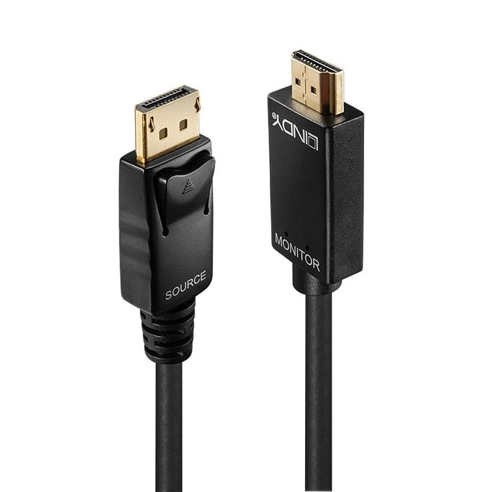 LINDY 41704 5M Kabel DisplayPort to HDMI Adapter Cable 4K 30Hz