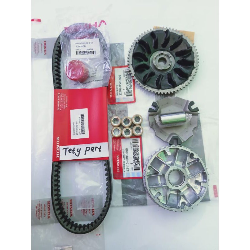 Jual paket vbelt+rumah roller komplit honda Vario 110 karbu/Vario 110