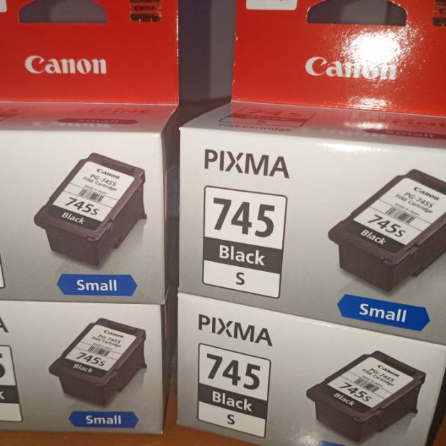 Jual Catridge Canon 745 Small 745S Hitam Original segel baru | Shopee ...