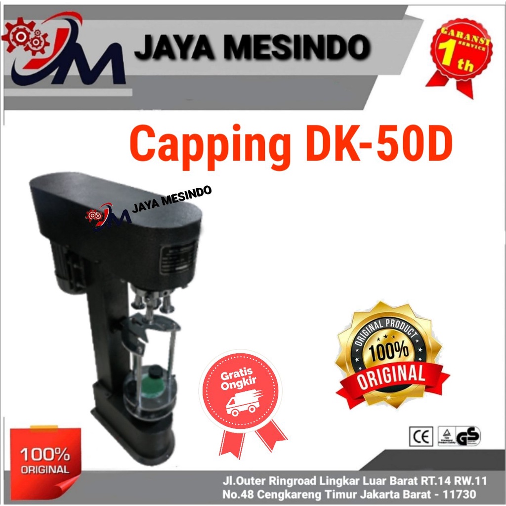 Jual Mesin Caping Tutup Botol Kaca DK-50D | Shopee Indonesia