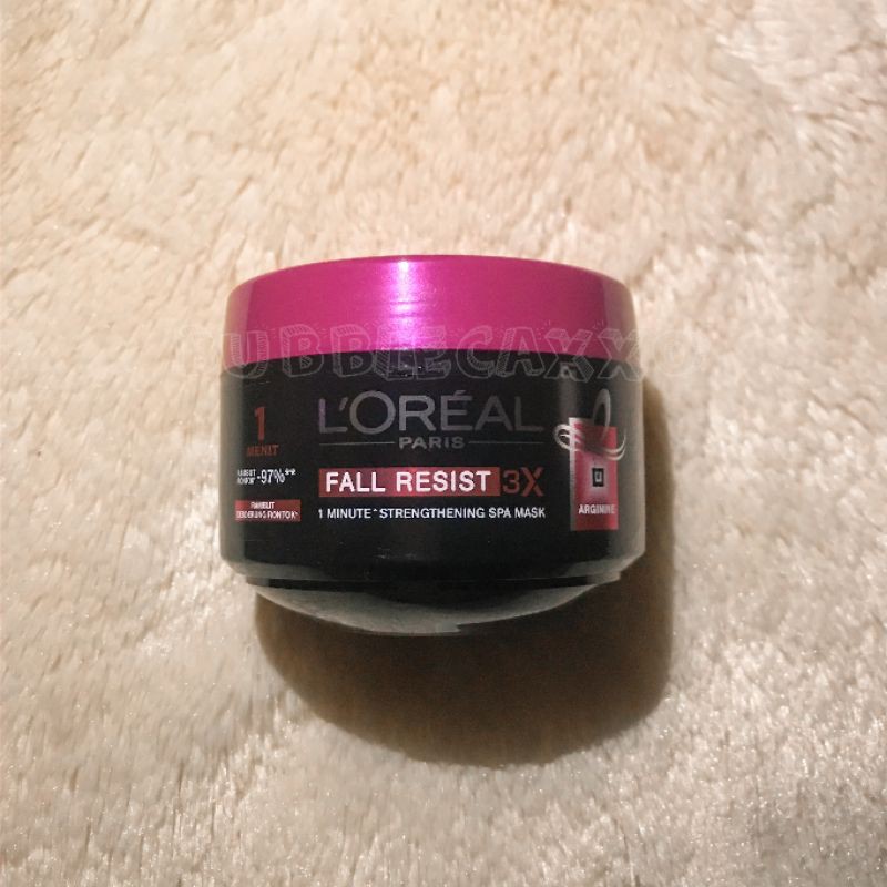 Jual L'Oreal Paris Fall Resist 3X Hair Mask Hair Care - 200 Ml | Shopee ...