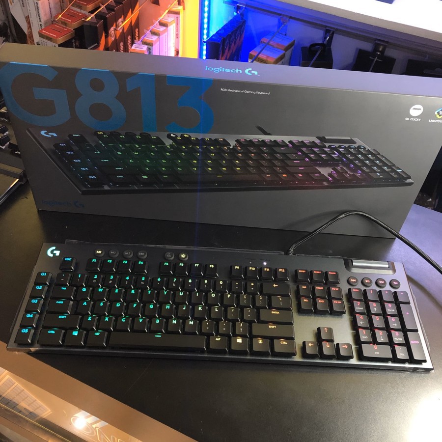 Jual Logitech G813 RGB Mechanical Gaming Keyboard | Shopee Indonesia