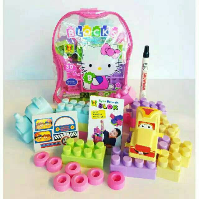 Jual Block Hello Kitty isi 30 Pcs | Shopee Indonesia