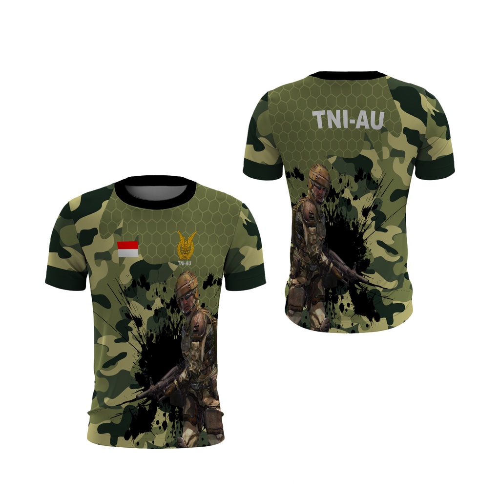 Jual Tinishop Kaos Tni Au Original Kaos Pria Tni Au Terbaru Kaos Tni Au Lengan Pendek