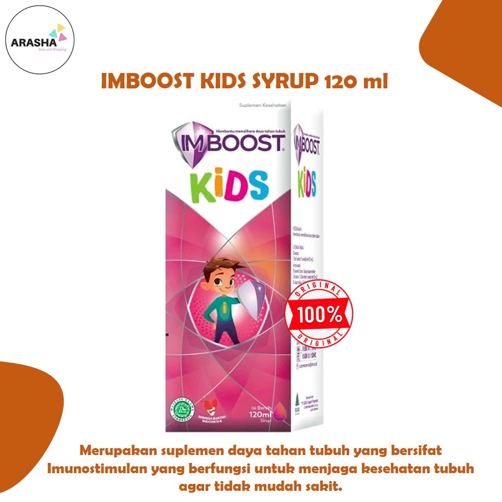 Jual IMBOOST KIDS SIRUP 120 ML SYRUP - Suplemen Daya Tahan Tubuh Anak ...