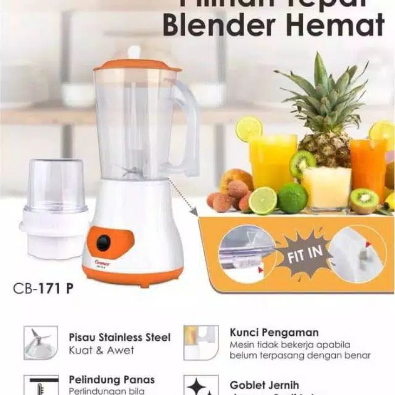Jual Cosmos CB-171 P. Blender Plastik 1 liter. Baru Bergaransi | Shopee ...