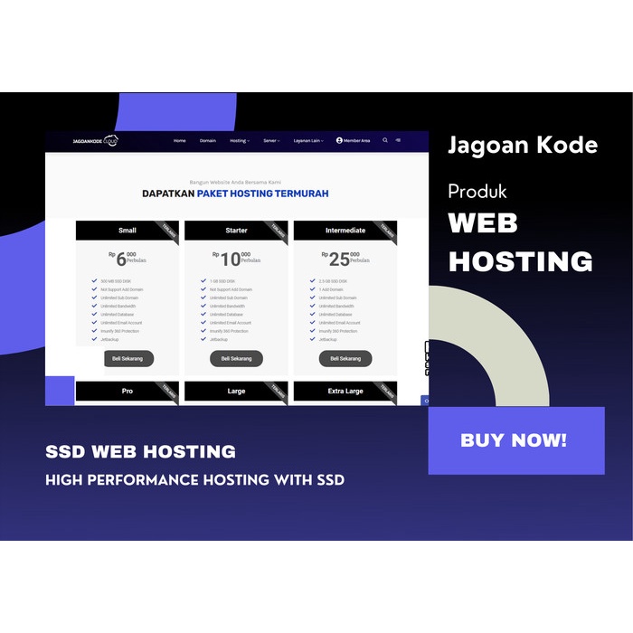 Jual Paket Hosting & Domain .my.id Datacenter Indonesia Bisa ...