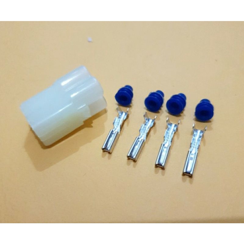 Jual soket socket dlc female honda & kawasaki 4 pin | Shopee Indonesia