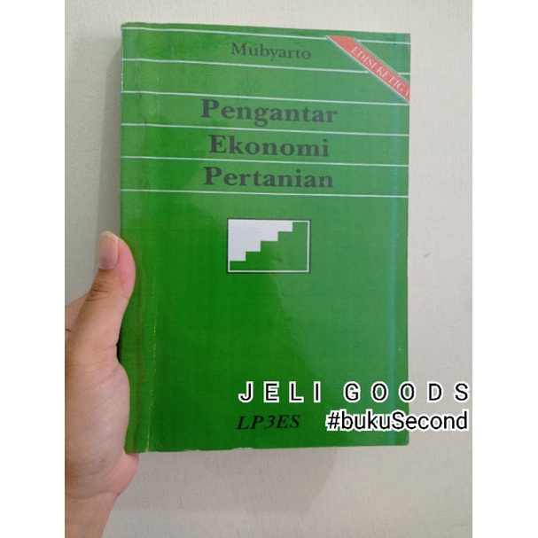 Jual BUKU Kuliah Pengantar Ekonomi Pertanian / Penulis Mubyarto / Buku ...