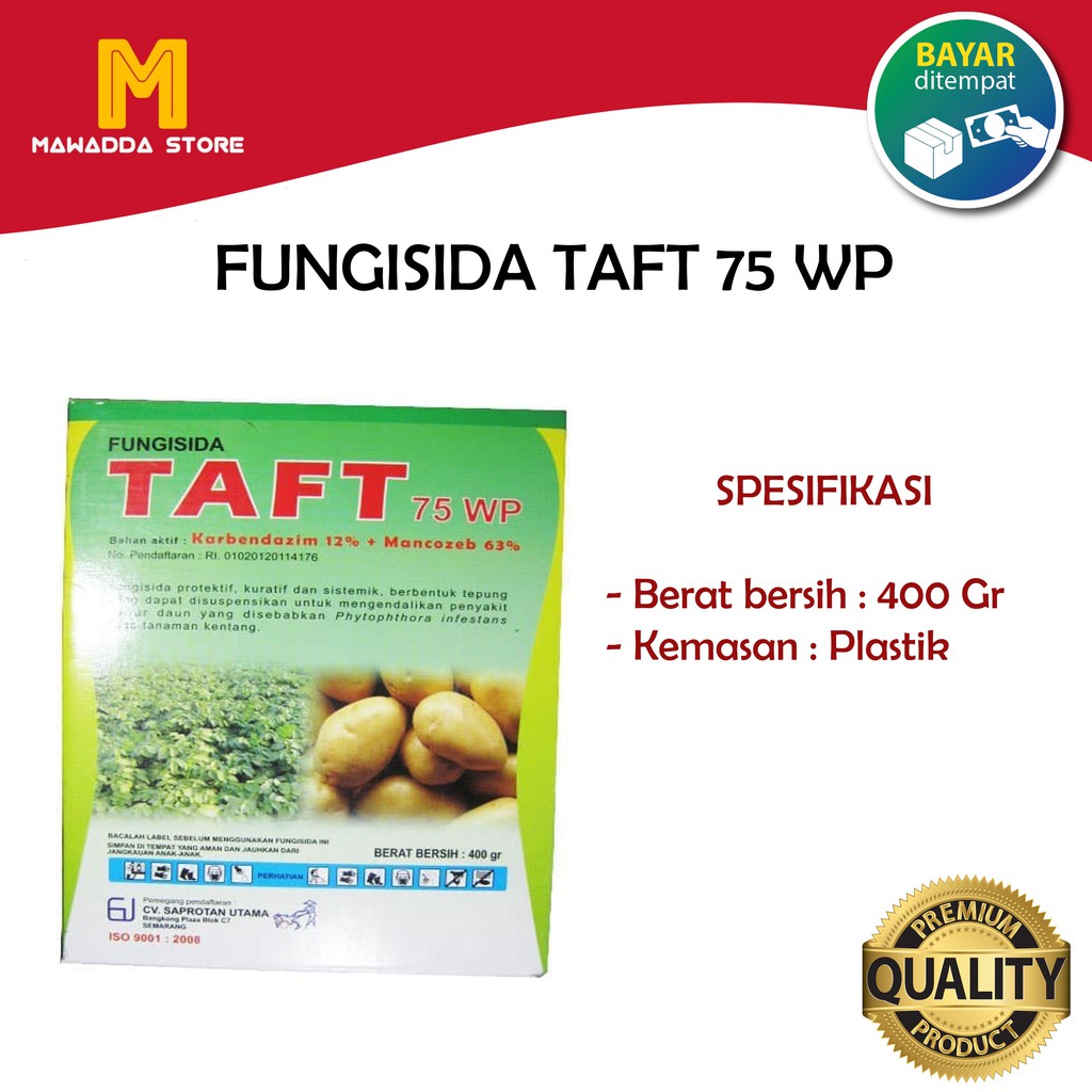 Jual Obat Pertanian Pembunuh Jamur Fungisida Taft Wp Gram