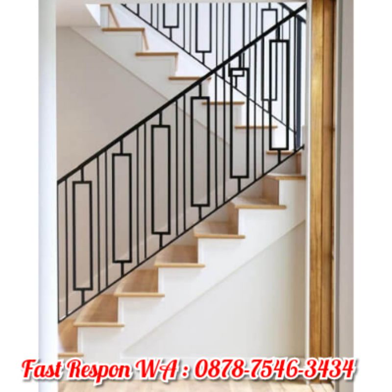 Jual RELLING TANGGA BESI MINIMALIS / RELLING BALKON / RAILING TANGGA