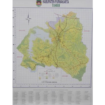 Jual Peta Kabupaten Purwakarta Lipat Map Shopee Indonesia