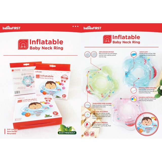 Jual Babies first inflatable neck ring | Shopee Indonesia