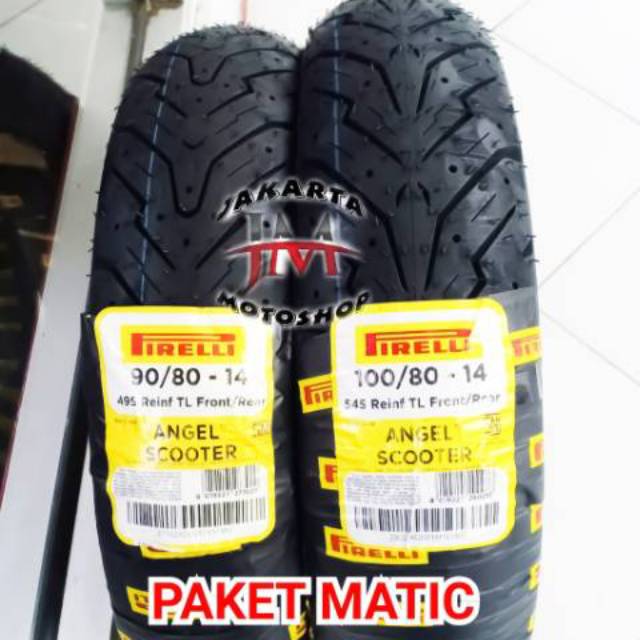 Jual Paket Hemat Ban Motor Matic Pirelli Angel Scooter Ring Vario Beat Scoopy