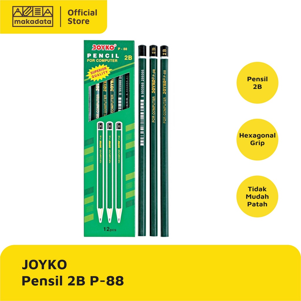 Jual Pencil Pensil 2b Joyko P 88 1pak Murah Shopee Indonesia