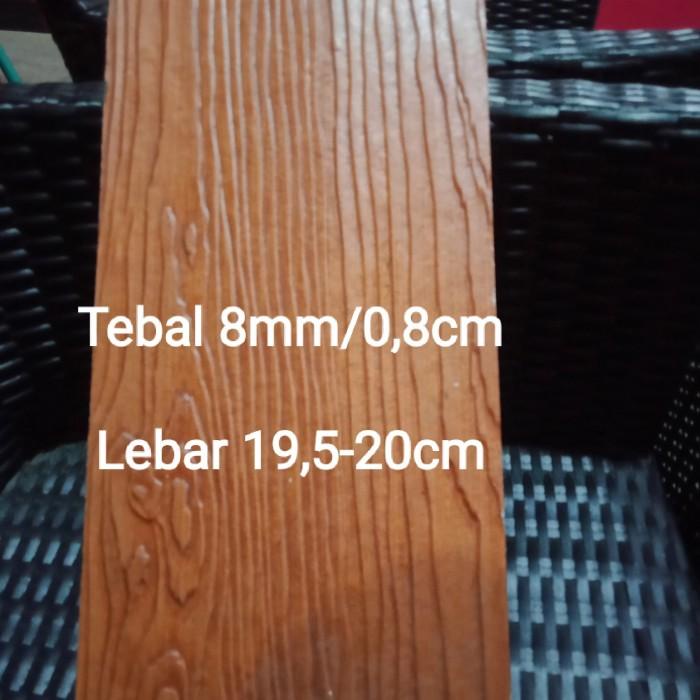 Jual Papan Pagar Grc Motif Serat Kayu Woodplank,Lisplang Grc Shopee