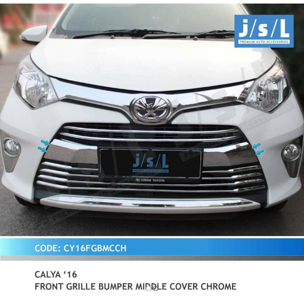 Jual Calya Grill Bumper Depan Front Grille Bumper Middle Cover Jsl Original Shopee Indonesia