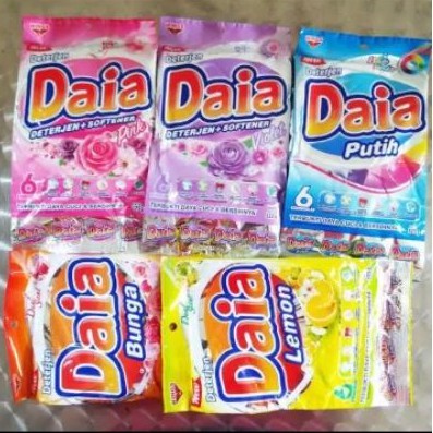 Jual Daia deterjen renceng 53gr x 6pcs | Shopee Indonesia