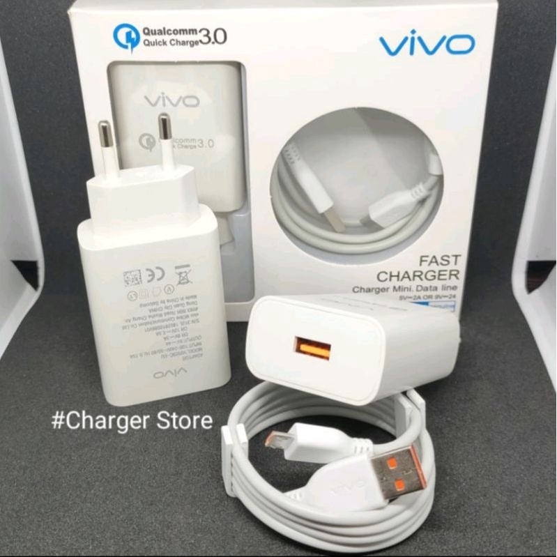 Jual Charger Vivo Y20 Y20S Y20i Y91C Y81 V15 V9 Micro USB ORIGINAL 100