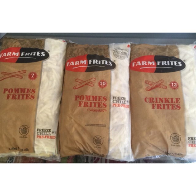 Jual Farm frites straight cut 10mm 2,5kg | Shopee Indonesia