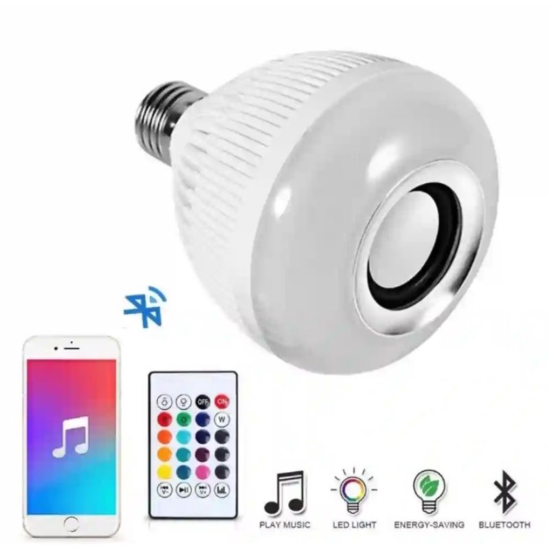 Jual Bohlam LED RGB E27 6W With Bluetooth Speaker | Shopee Indonesia