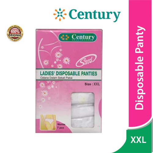 Jual Century Ladies Disposable Panties ukuran XXL / Celana Dalam Sekali