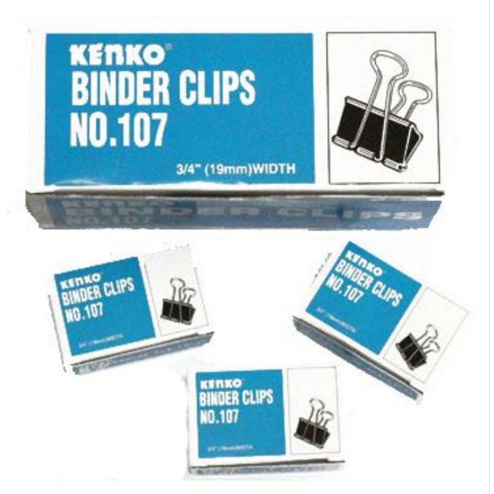 Jual Binder Clip No 107 Merk Joyko (Isi 12 kotak kcl) Shopee Indonesia