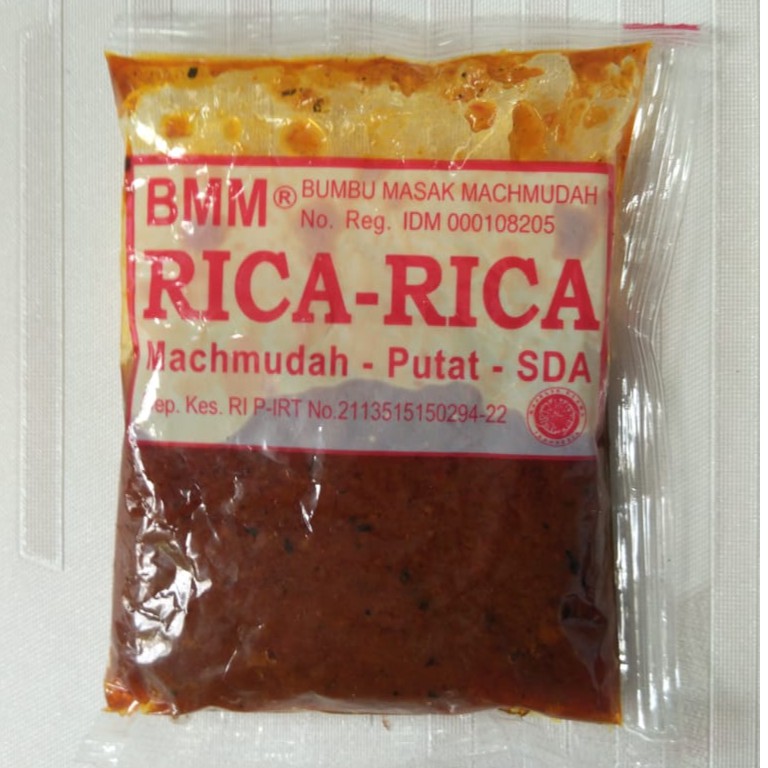 Jual BUMBU RICA-RICA || BUMBU MAHMUDAH - Bumbu Masak Machmudah (BMM ...