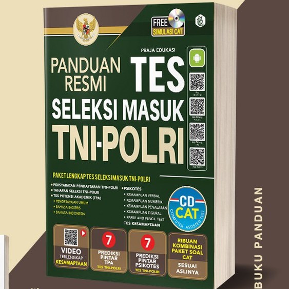 Jual Buku Panduan Resmi Tes Seleksi Masuk Tni Polri Ready Stock 100