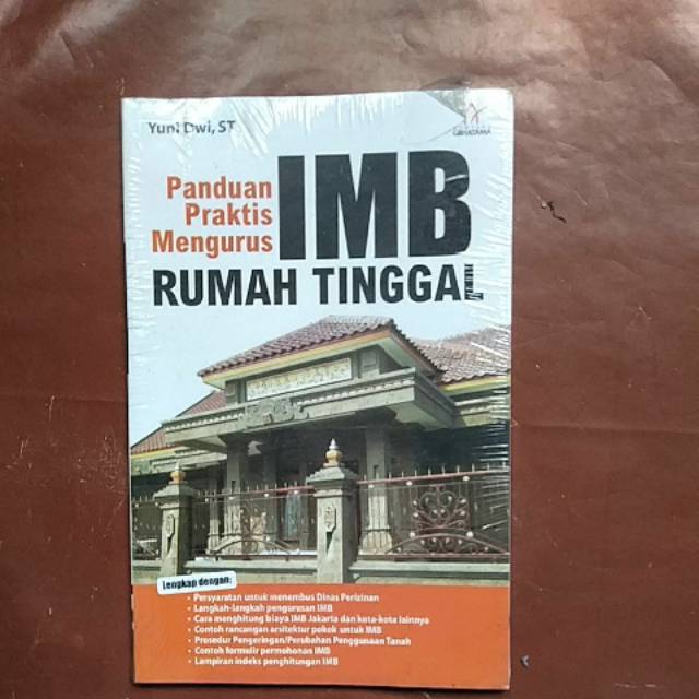 Jual Panduan Praktis Mengurus Imb Rumah Tinggal (c) | Shopee Indonesia