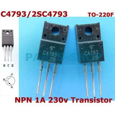 Jual C4793 2SC4793 High Voltage npn transistor for Power Amplifier 1A ...