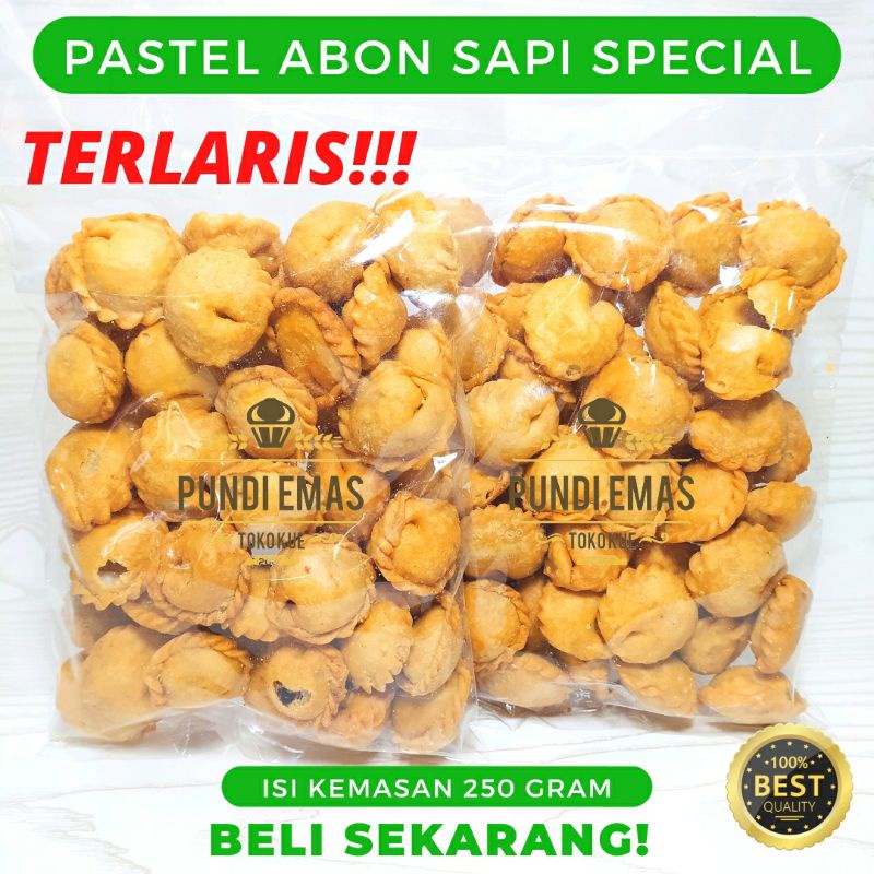 Jual Pastel Abon Sapi Special Kiloan 250 Gram Kue Pastel Abon | Shopee ...