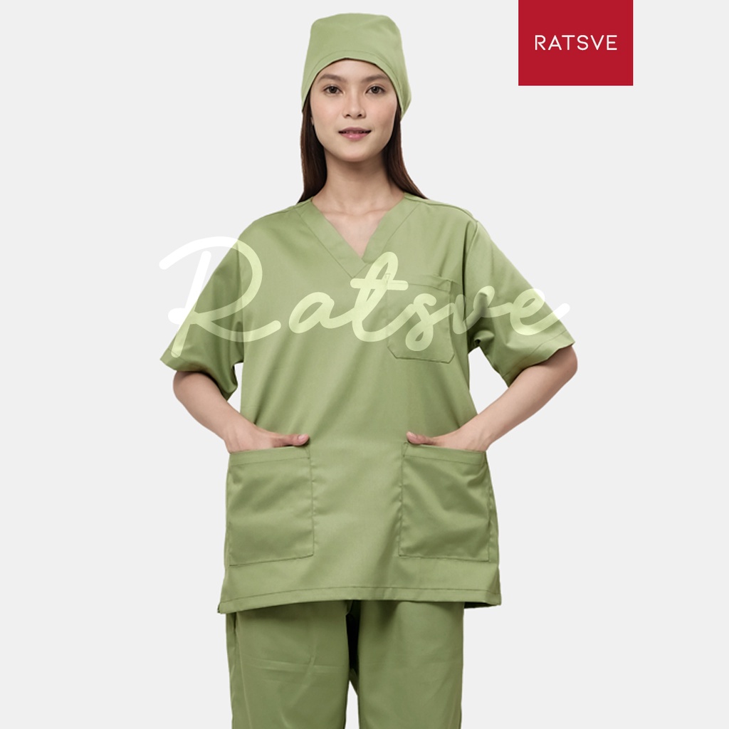 Jual Baju Medis Ok Scrub Dokter Baju Jaga Perawat Lengan Pendek