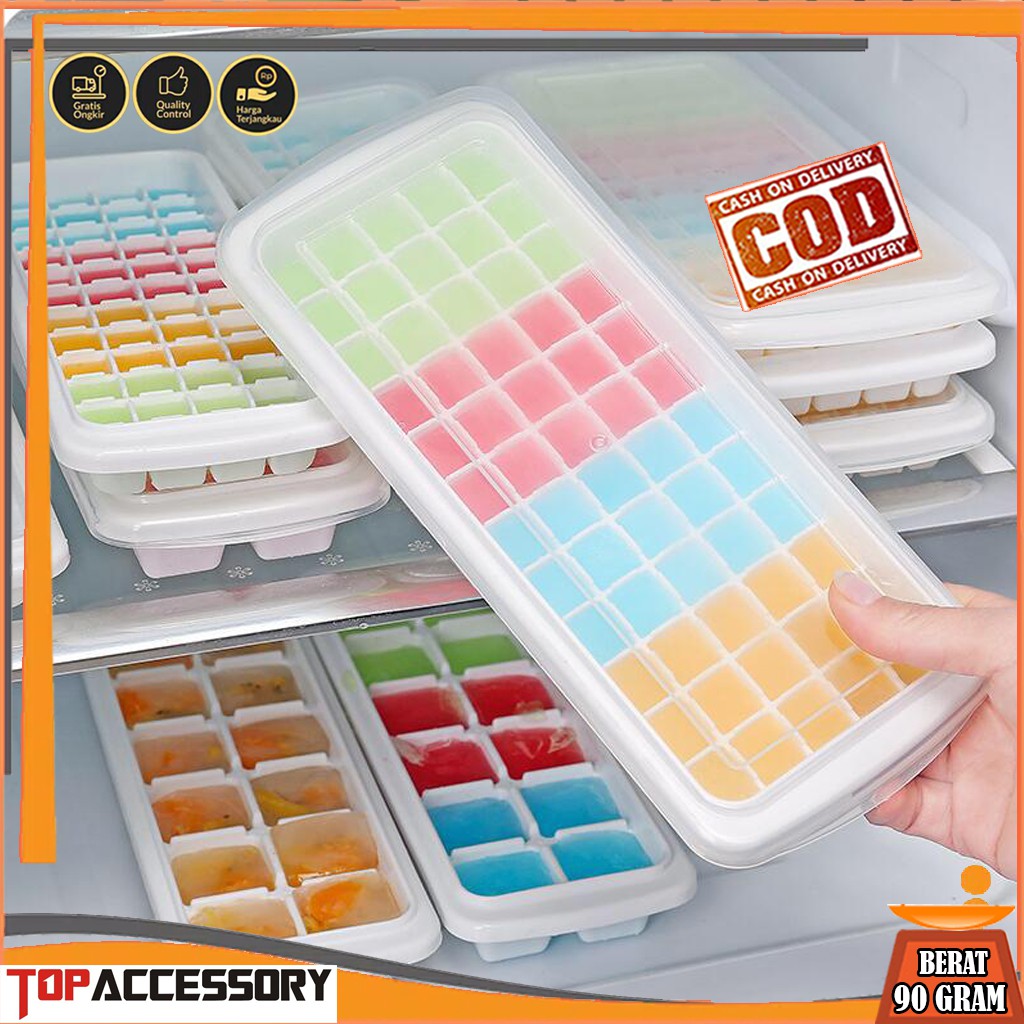 Jual Cetakan Es Batu Kubus Kotak Ice Cube Tray Ice Maker Es Kristal Es