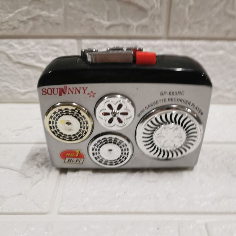 Jual VINTAGE WALKMAN JADUL SQUNNY SUNNY SP 660 RC MINI CASSETTE PLAYER ...