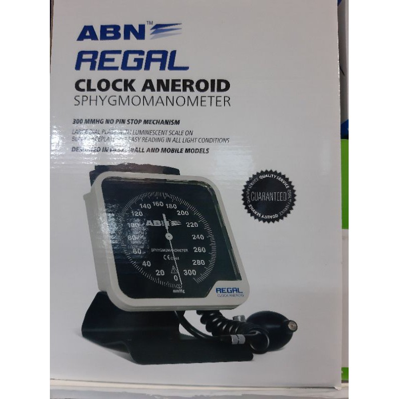 Jual Alat Ukur Tekanan Darah / Tensimeter ABN Regal Wall Model Clock ...