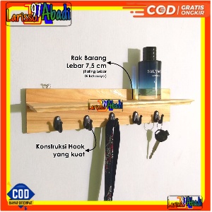 Jual Tempat Kunci kayu jati belanda / Rak Kunci / Gantungan Kunci / Rak ...