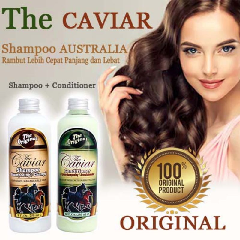 Jual SHAMPO & CONDITIONER CAVIAR ORIGINAL ASLI Shopee Indonesia